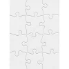 Educators Resource Hygloss Compoz-A-Puzzle Rectangular DIY Puzzle Kit - 24 Pack, 12 pcs* Puzzles