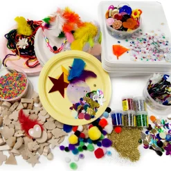 Educators Resource Hygloss Creative Collage Treasure Craft Box - Assorted Arts & Crafts Kit* Crafts & Activities