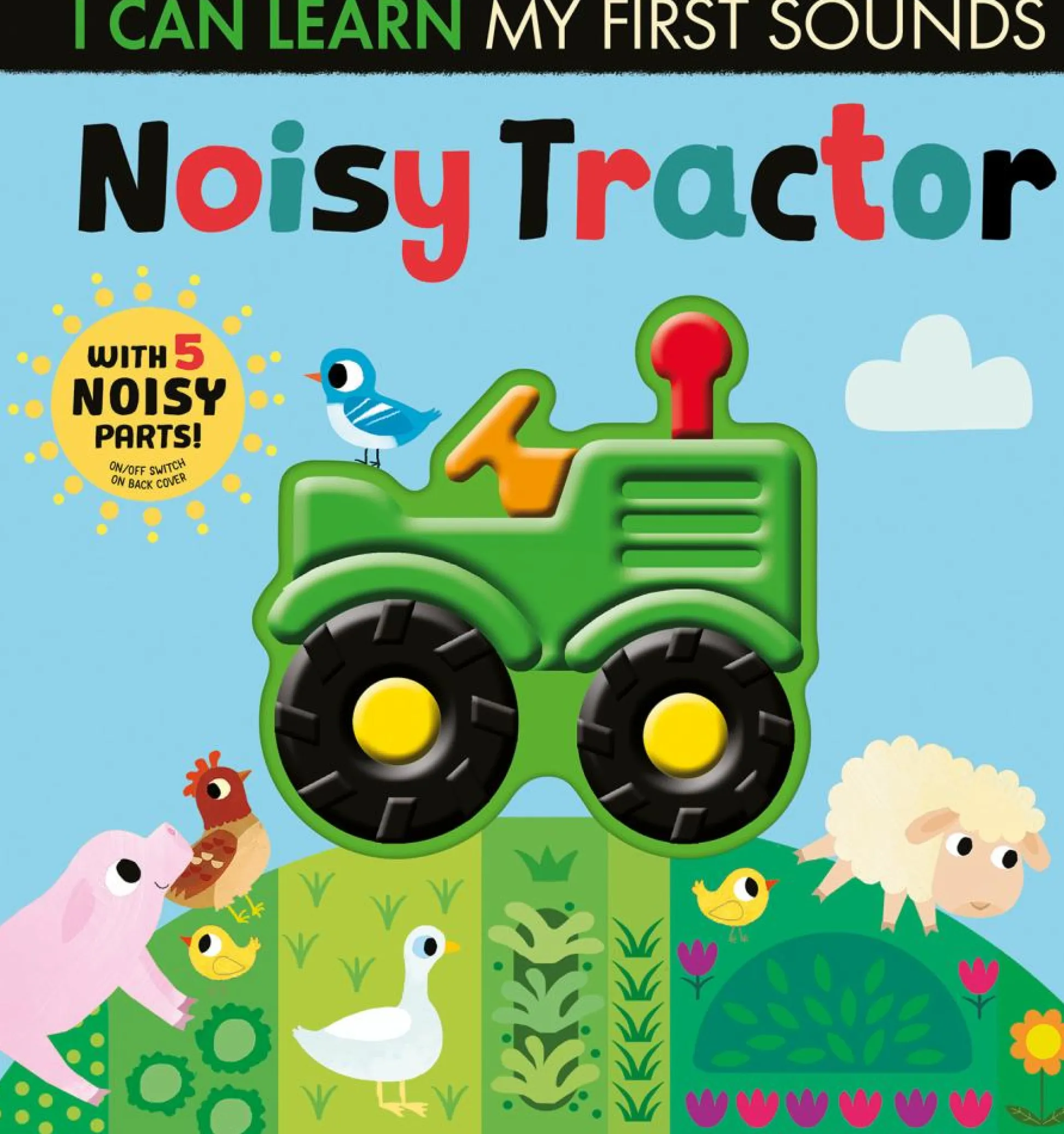 Readerlink Distribution Services I Can Learn! Series NOISY TRACTOR Interactive Sound Book*Kids Reading, Writing & Speech|Sound Books