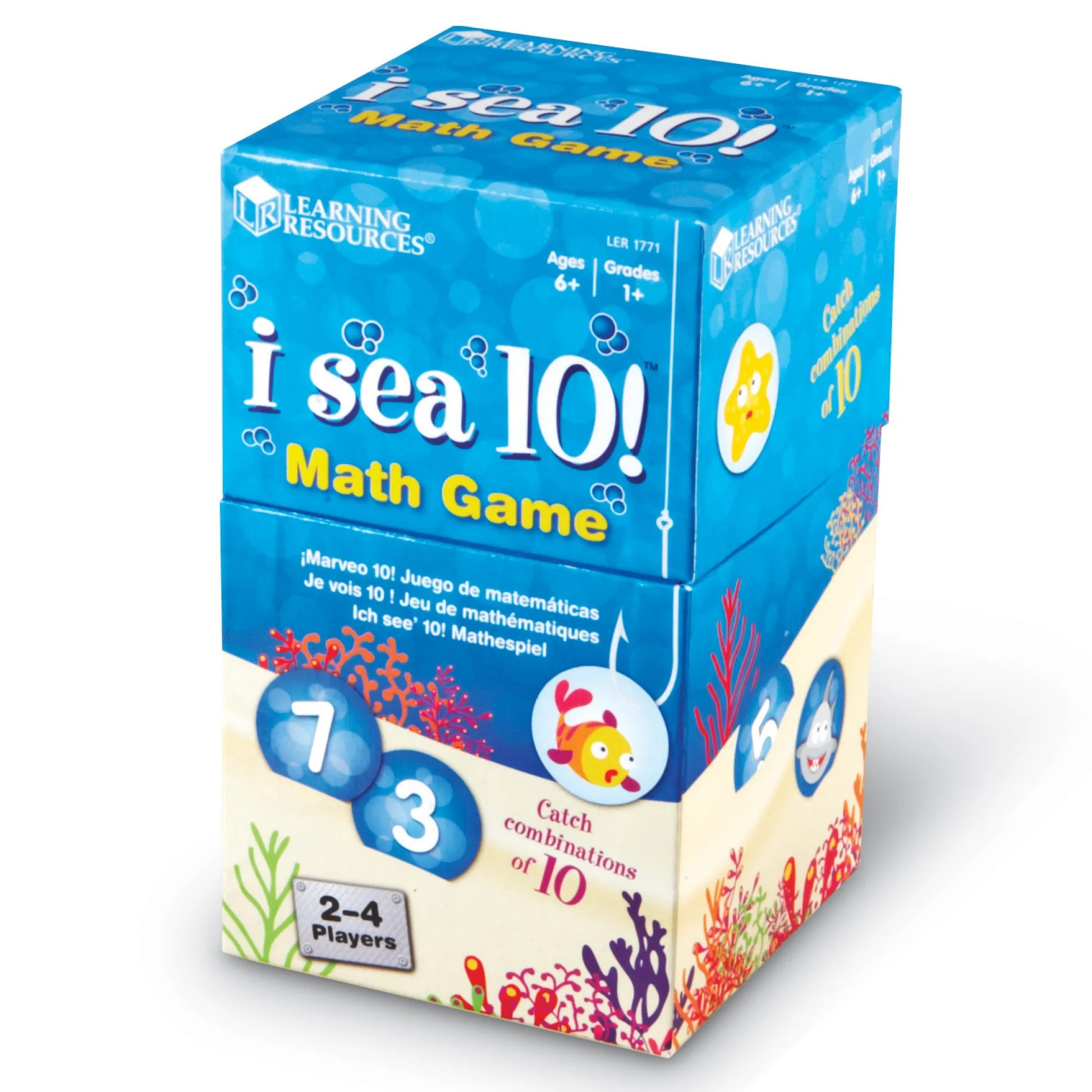 AreYouGame i Sea 10! Math Game - Shark-Themed Number Matching Fun* Card Games|Social & Emotional Skills