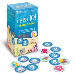 AreYouGame i Sea 10! Math Game - Shark-Themed Number Matching Fun* Card Games|Social & Emotional Skills