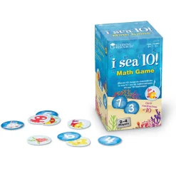 AreYouGame i Sea 10! Math Game - Shark-Themed Number Matching Fun* Card Games|Social & Emotional Skills