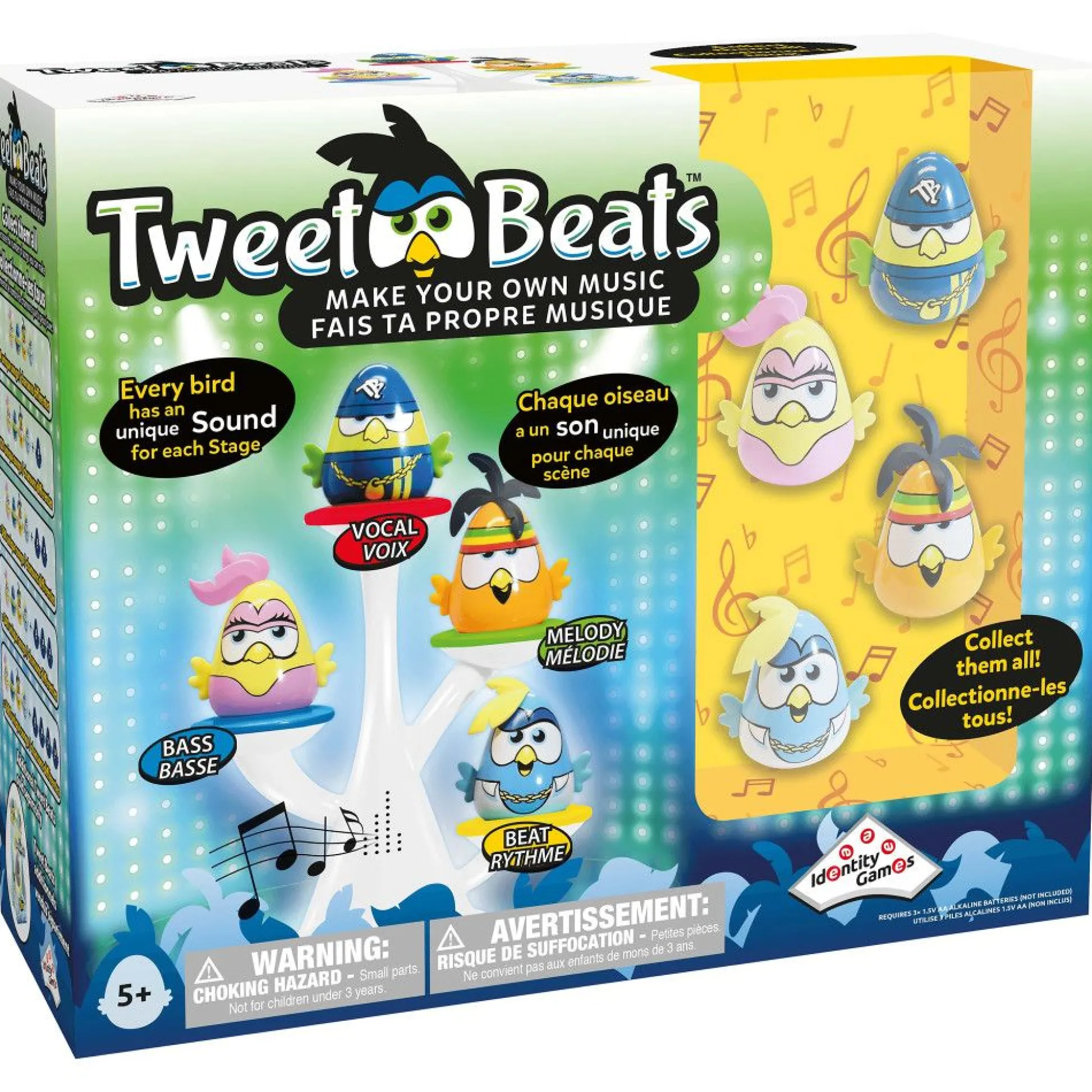 Flat River Group Identity Games Tweet Beats Music Creation Tree with 4 Unique Birds* Preschool Education Toys & Activities