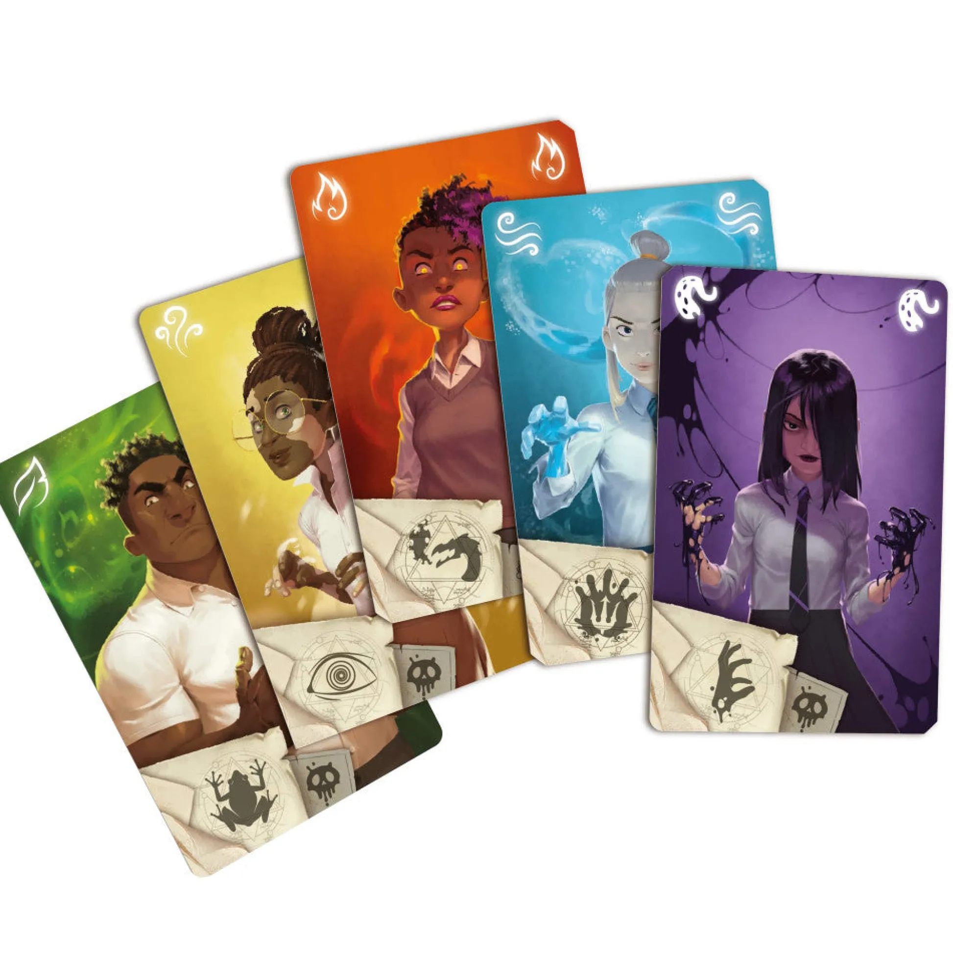 Flat River Group IELLO Clash of Magic Schools - Dueling Sorcery Card Game for 2* Card Games