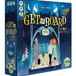 Flat River Group IELLO Get On Board: Paris & Rome Metro Line Strategy Board Game* Board Games|Role-Playing Games