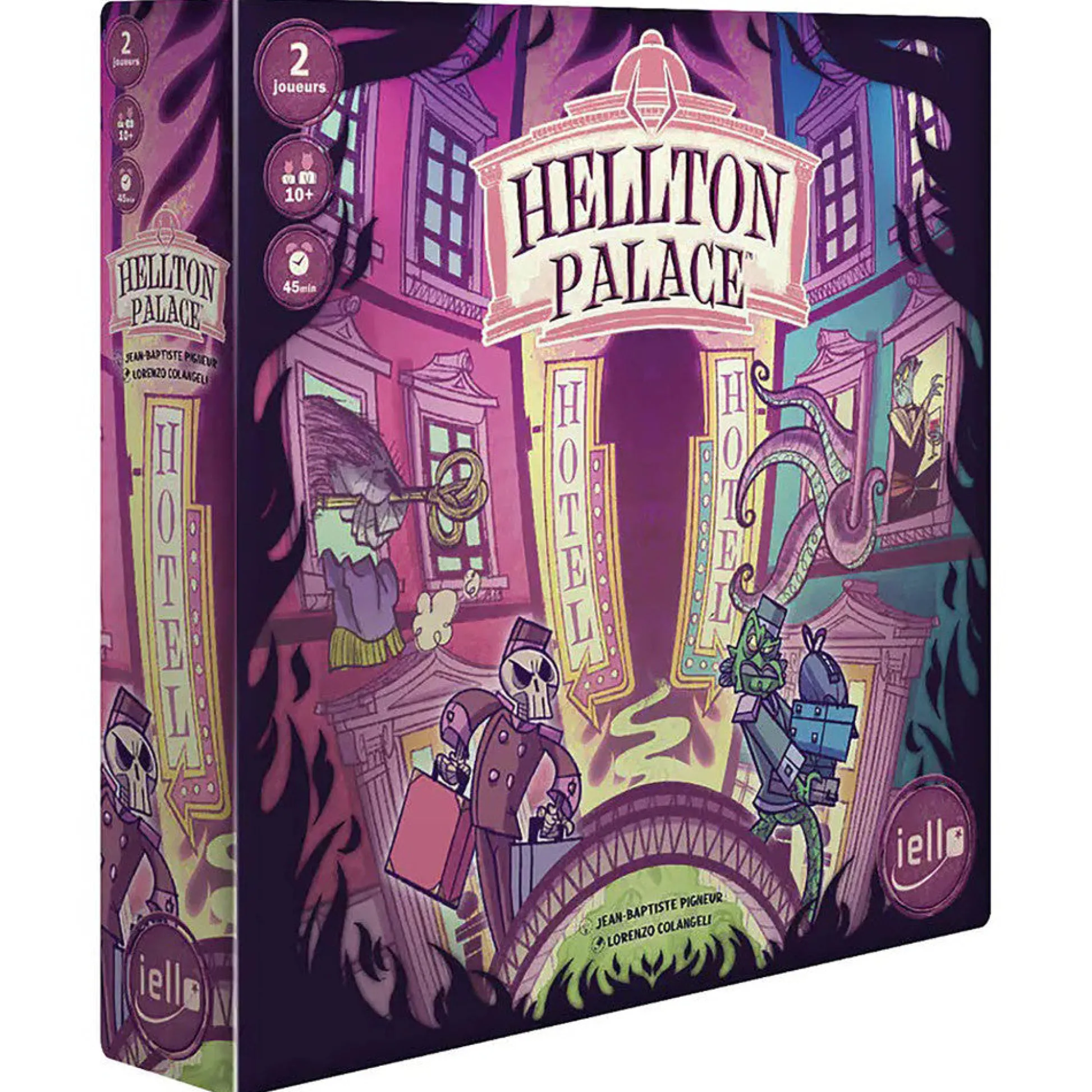 Flat River Group IELLO Hellton Palace Underworld Hotel Strategy Game for 2 Players* Strategy Games