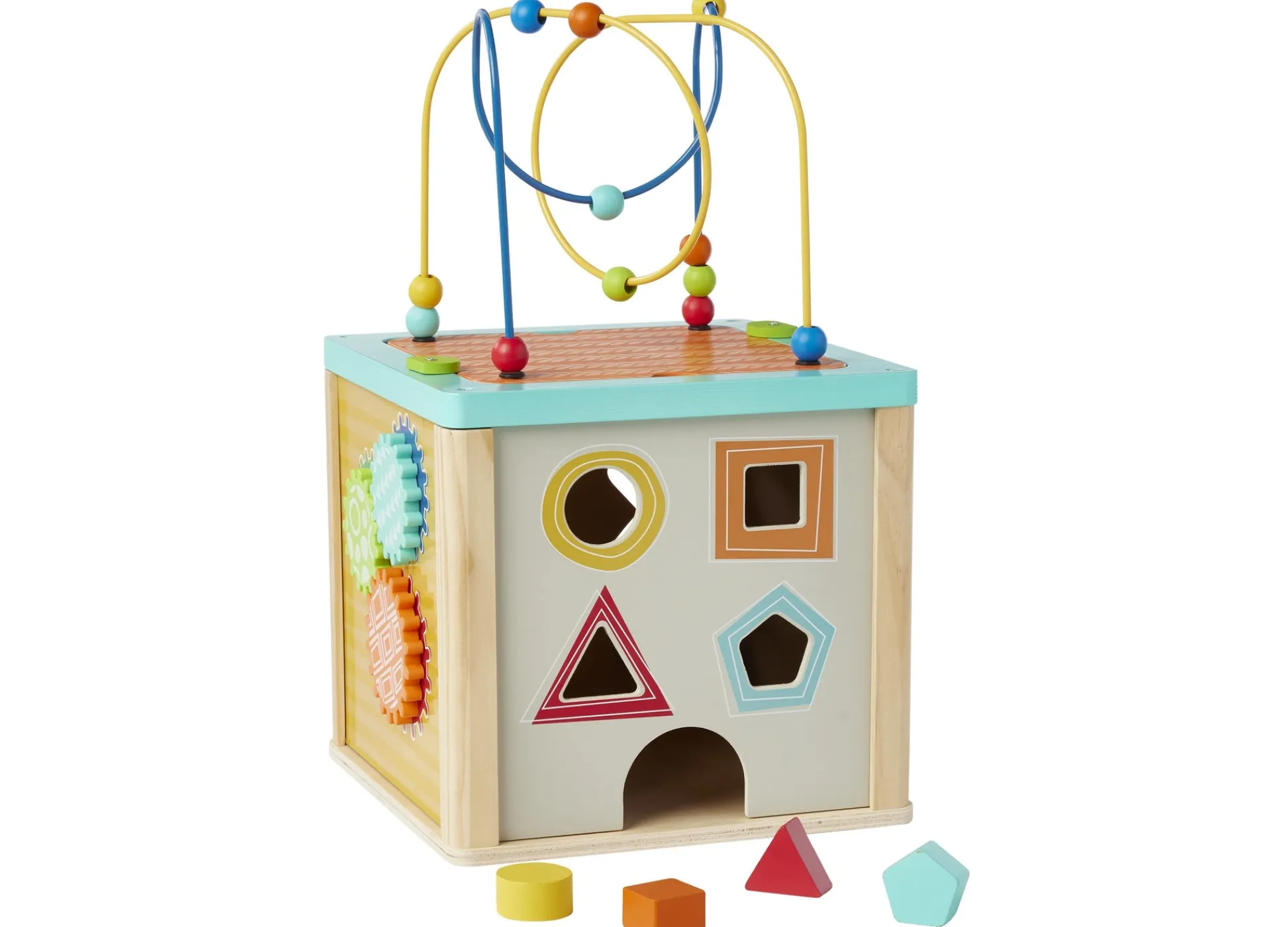Macy's - Supplier Imaginarium 5-in-1 Wooden Activity Cube - Educational Learning Toy* Preschool Education Toys & Activities|Imaginarium