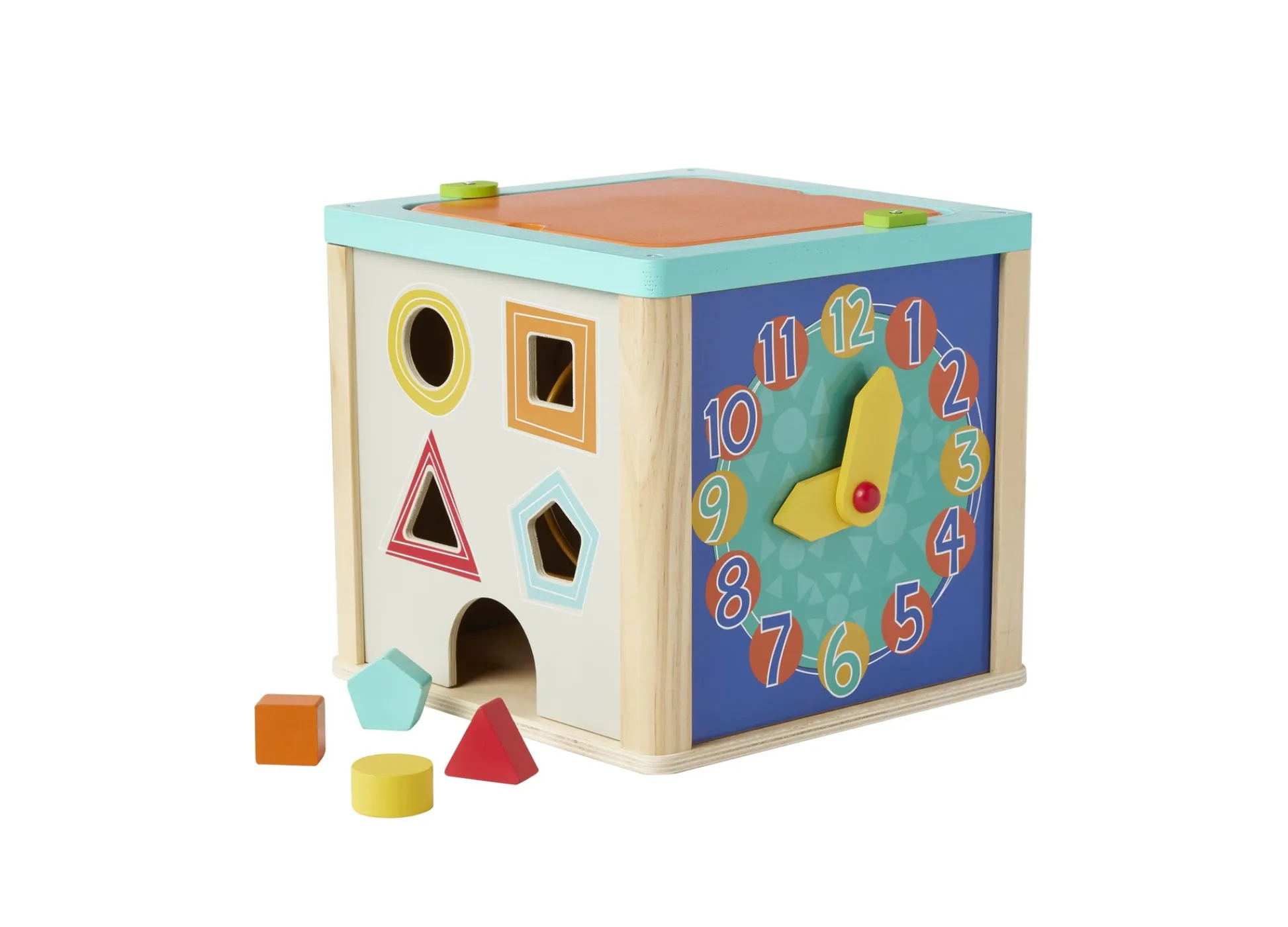 Macy's - Supplier Imaginarium 5-in-1 Wooden Activity Cube - Educational Learning Toy* Preschool Education Toys & Activities|Imaginarium