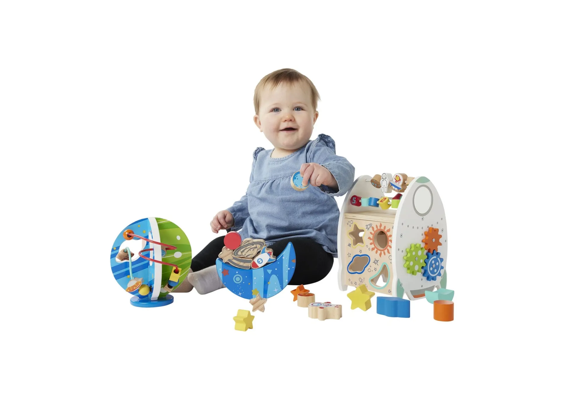 Macy's - Supplier Imaginarium Out of this World Activity Cube Trio - Space-Themed Fun* Preschool Education Toys & Activities|Social & Emotional Skills