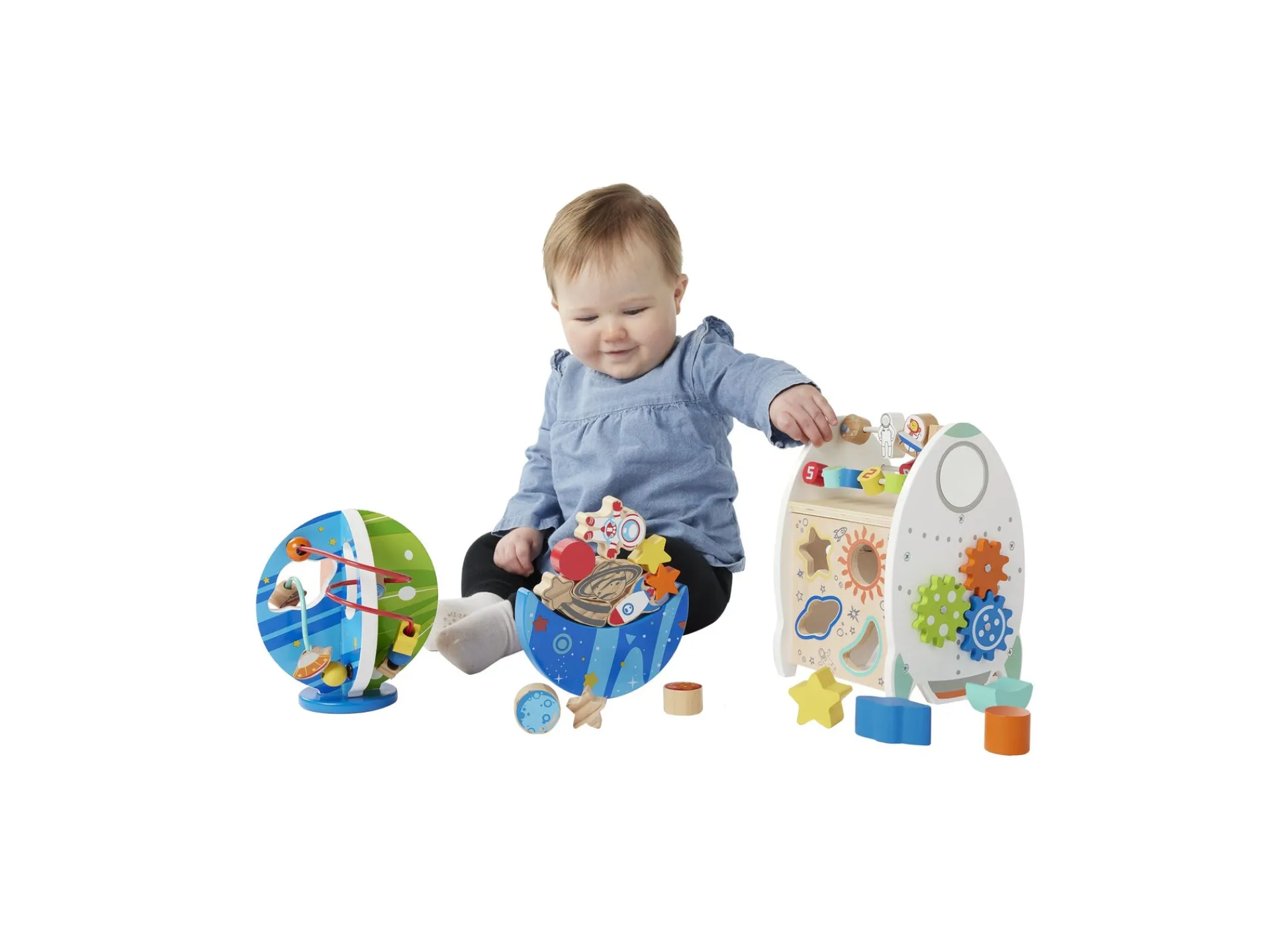 Macy's - Supplier Imaginarium Out of this World Activity Cube Trio - Space-Themed Fun* Preschool Education Toys & Activities|Social & Emotional Skills
