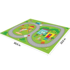 Flat River Group Imaginmat Deluxe Cocomelon Interactive Playmat & Toy Car Set* Preschool Education Toys & Activities|Preschool Pals