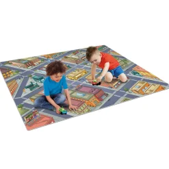 Flat River Group Imaginmat Jumbo TMNT Floor Playmat with 2 Toy Cars, 47x61 Inches* Playsets & Vehicles