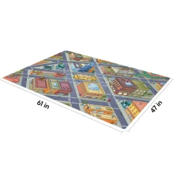 Flat River Group Imaginmat Jumbo TMNT Floor Playmat with 2 Toy Cars, 47x61 Inches* Playsets & Vehicles
