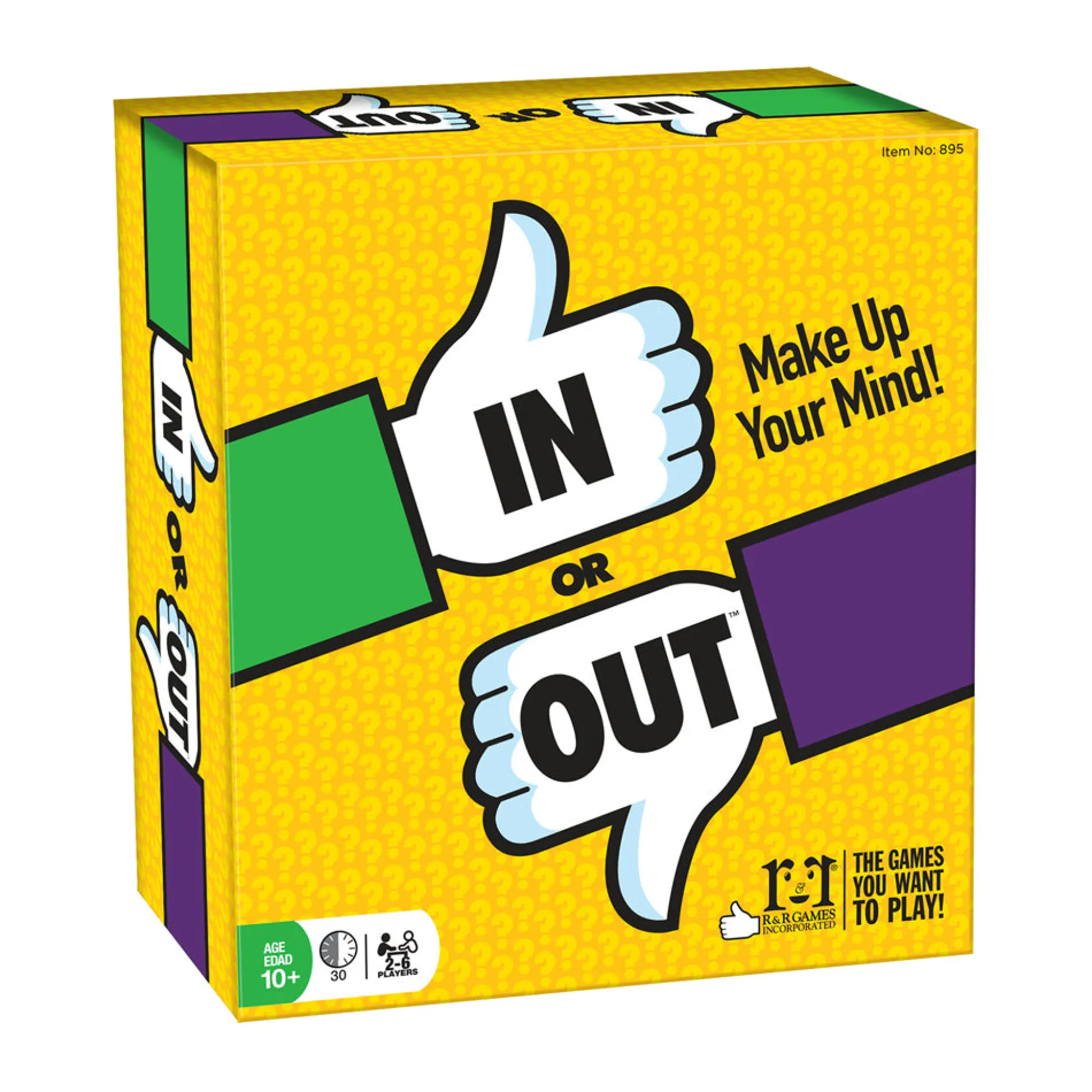 AreYouGame In or Out Strategy Card Game by R&R Games* Card Games