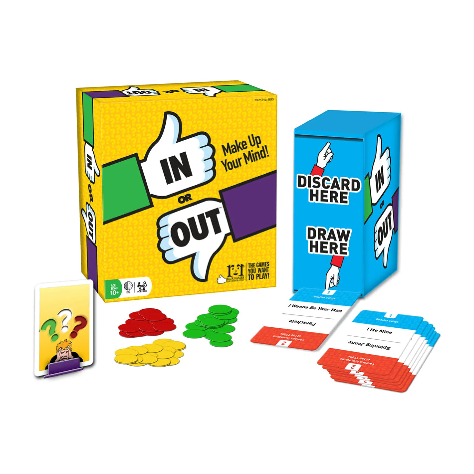 AreYouGame In or Out Strategy Card Game by R&R Games* Card Games