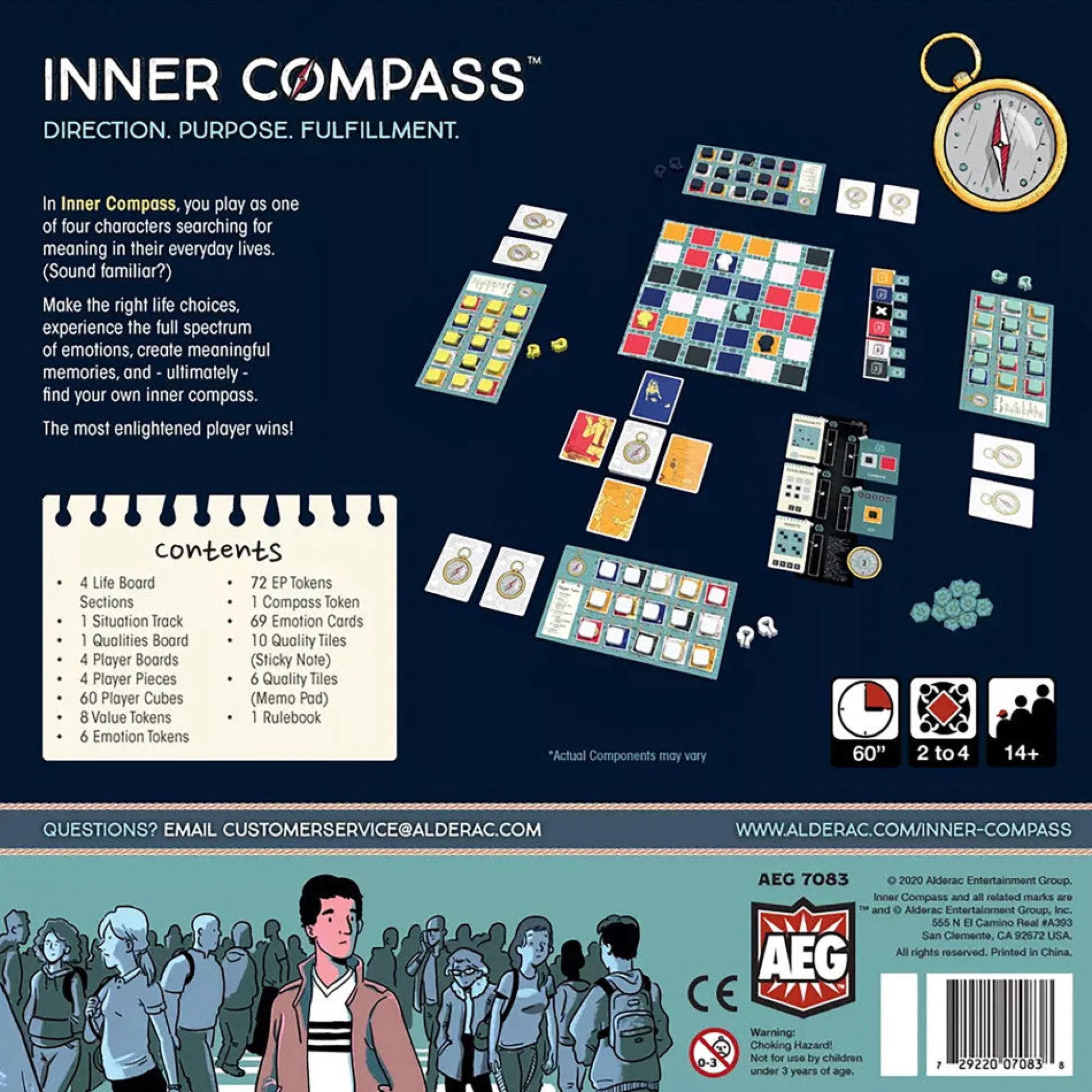 Flat River Group Inner Compass Strategy Board Game for Emotional Development* Social & Emotional Skills|Role-Playing Games