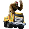 Flat River Group Interactive Light & Sound Gorilla Transporter Playset with Truck & Figurine, Ages 3+* Playsets & Vehicles