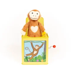 Flat River Group Jack The Monkey Musical Tin Jack In The Box Toy* Stuffed Animals|Stuffed Animals & Plush Toys