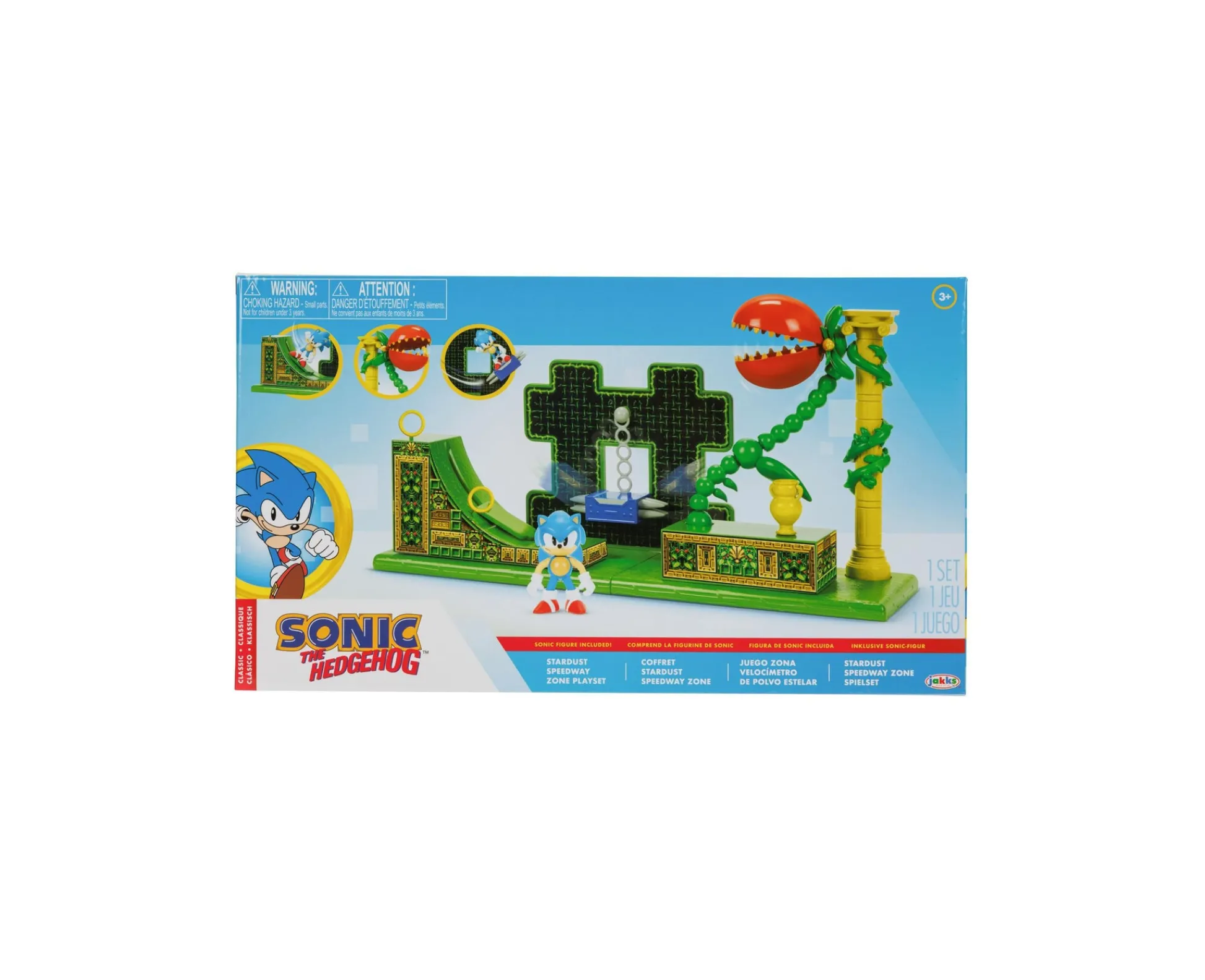 Macy's - Supplier JAKKS Pacific Sonic the Hedgehog 2.5" Stardust Speedway Playset* Playsets & Vehicles