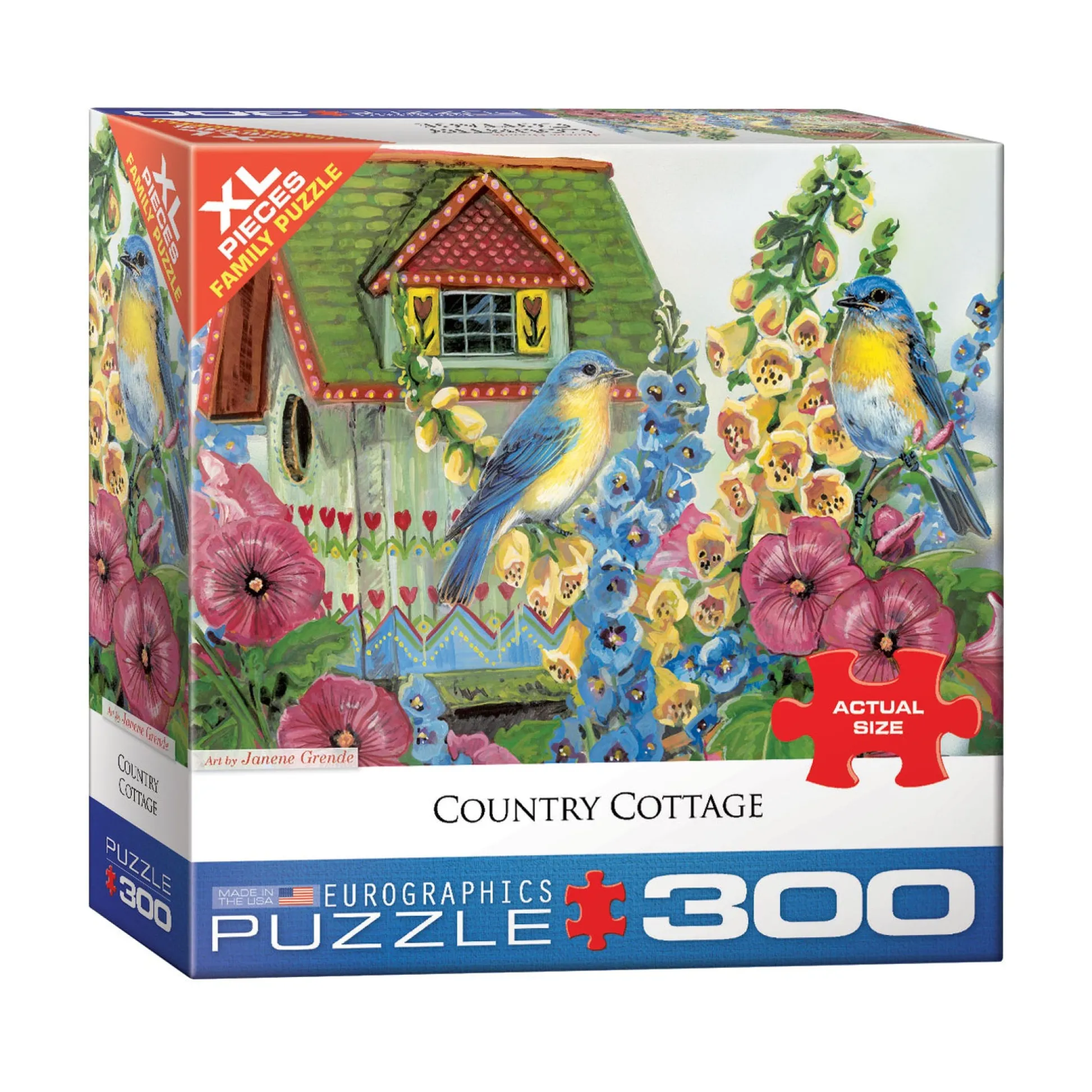 AreYouGame Janene Grendy Country Cottage Puzzle - 300 pc* Puzzles