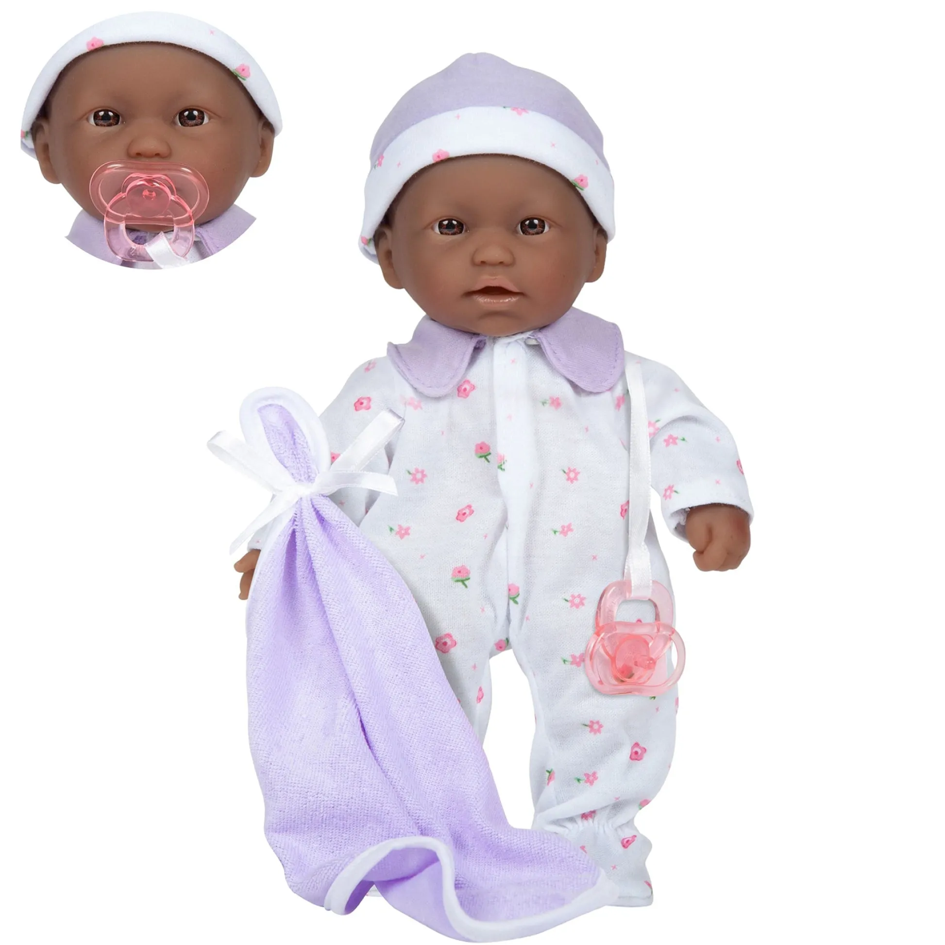 Educators Resource JC Toys 11 inch La Baby Soft Doll - Bright Sparkling Eyes* Social & Emotional Skills|Baby Dolls