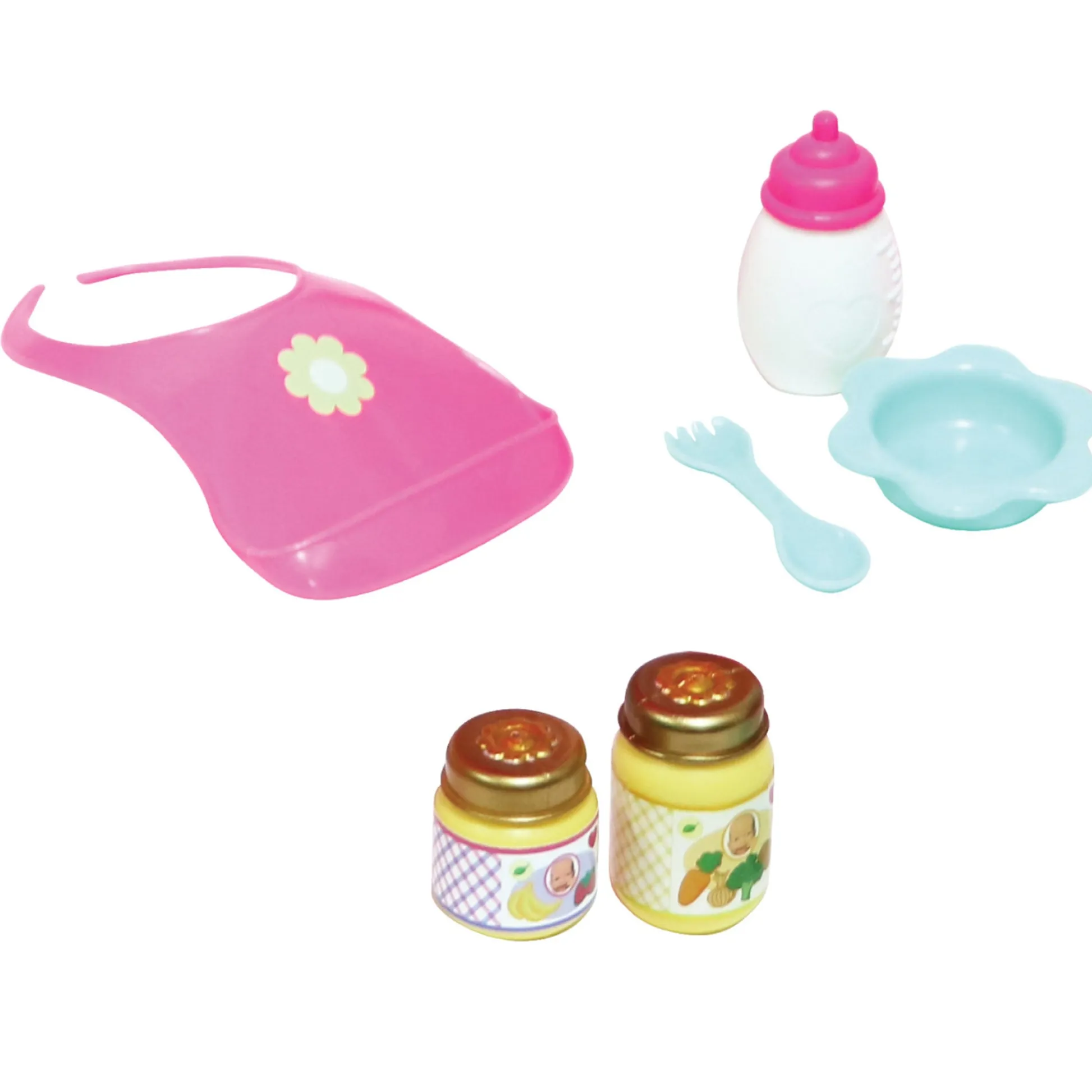 Educators Resource JC Toys For Keeps! Doll High Chair & Playset - Pink and Purple* Doll Houses, Furniture & Accessories|Stuffed Animals & Plush Toys
