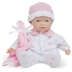 Educators Resource JC Toys La Baby - 11-inch Soft Baby Doll with Pink Outfit and Accessories* Baby Dolls|Stuffed Animals & Plush Toys