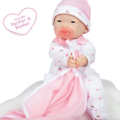 Educators Resource JC Toys La Baby - 11-inch Soft Baby Doll with Pink Outfit and Accessories* Baby Dolls|Stuffed Animals & Plush Toys