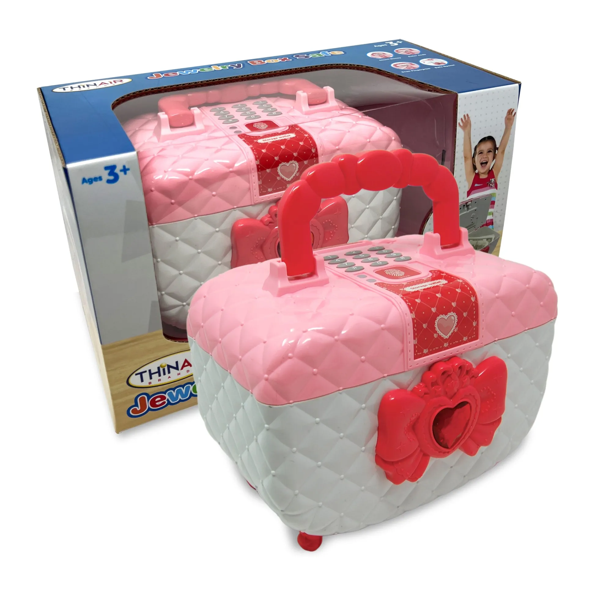 AreYouGame Jewelry Box Safe: Ultimate Kid's Treasure Vault* Tools & Workshops|Dress Up