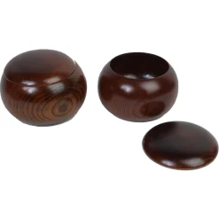 AreYouGame John N. Hansen Co. Burlwood Go Bowls, Classic Strategy Game Set of 2* Strategy Games
