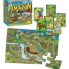 The Distribution Solutions JOURNEY ON THE AMAZON PLAYZZLE™ Interactive Bilingual Board Game* Role-Playing Games|Board Games