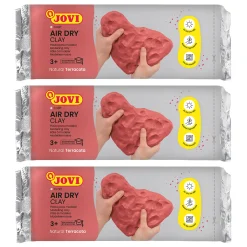 Educators Resource JOVI Air Dry Clay Terracotta Art Bar Pack - 1.1lb, Set of 3* Clay, Dough & Sand Art