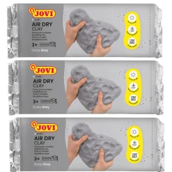 Educators Resource JOVI Crafting Air Dry Clay - Grey 1.1lb Bar, Pack of 3* Clay, Dough & Sand Art