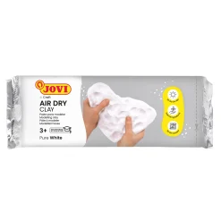 Educators Resource JOVI No-Bake Craft Air Dry Clay, White, 2.2lb Bar, 2-Pack* Clay, Dough & Sand Art