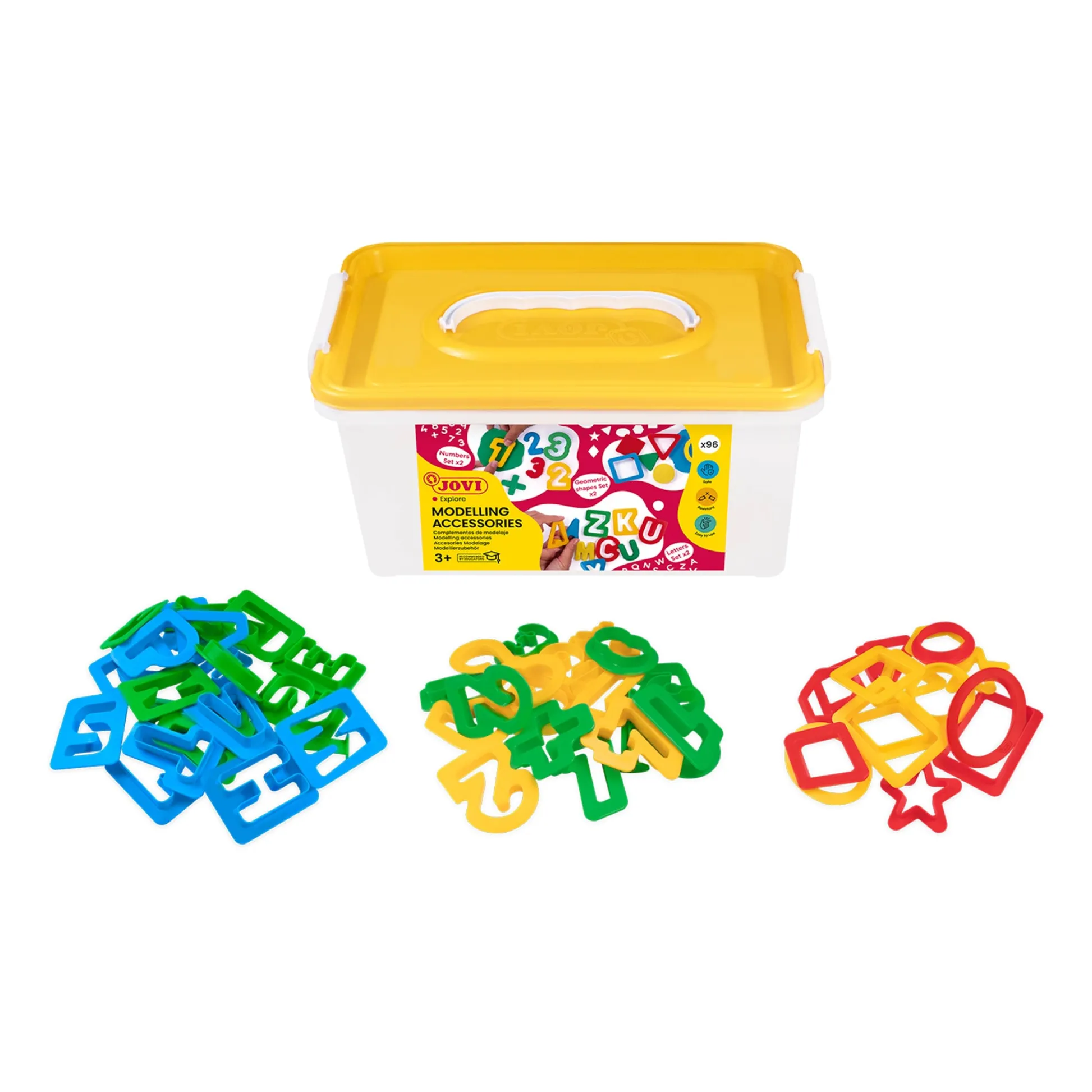 Educators Resource JOVI 96-Piece Dough & Clay Modelling Accessories - Multicolor* Clay, Dough & Sand Art