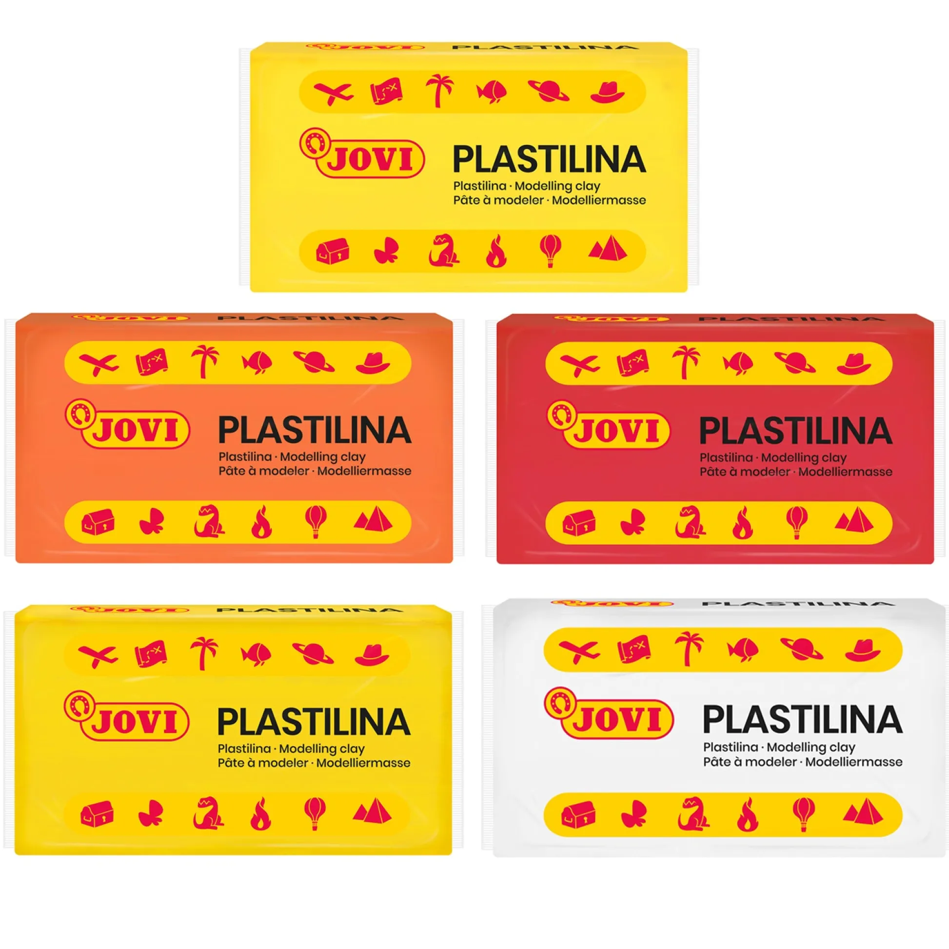 Educators Resource JOVI Plastilina Vegetable-Based Modeling Clay, 30 Bars - Assorted Colors* Clay, Dough & Sand Art