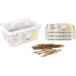 Educators Resource JOVI Premium Paper Clay School Pack, 3 Bars 1.5lb & 20 Spatulas* Clay, Dough & Sand Art