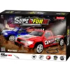 Flat River Group Joysway SuperFun 207 USB-Powered 1:43 Scale Slot Car Racing Set with LED Headlights* Playsets & Racetracks