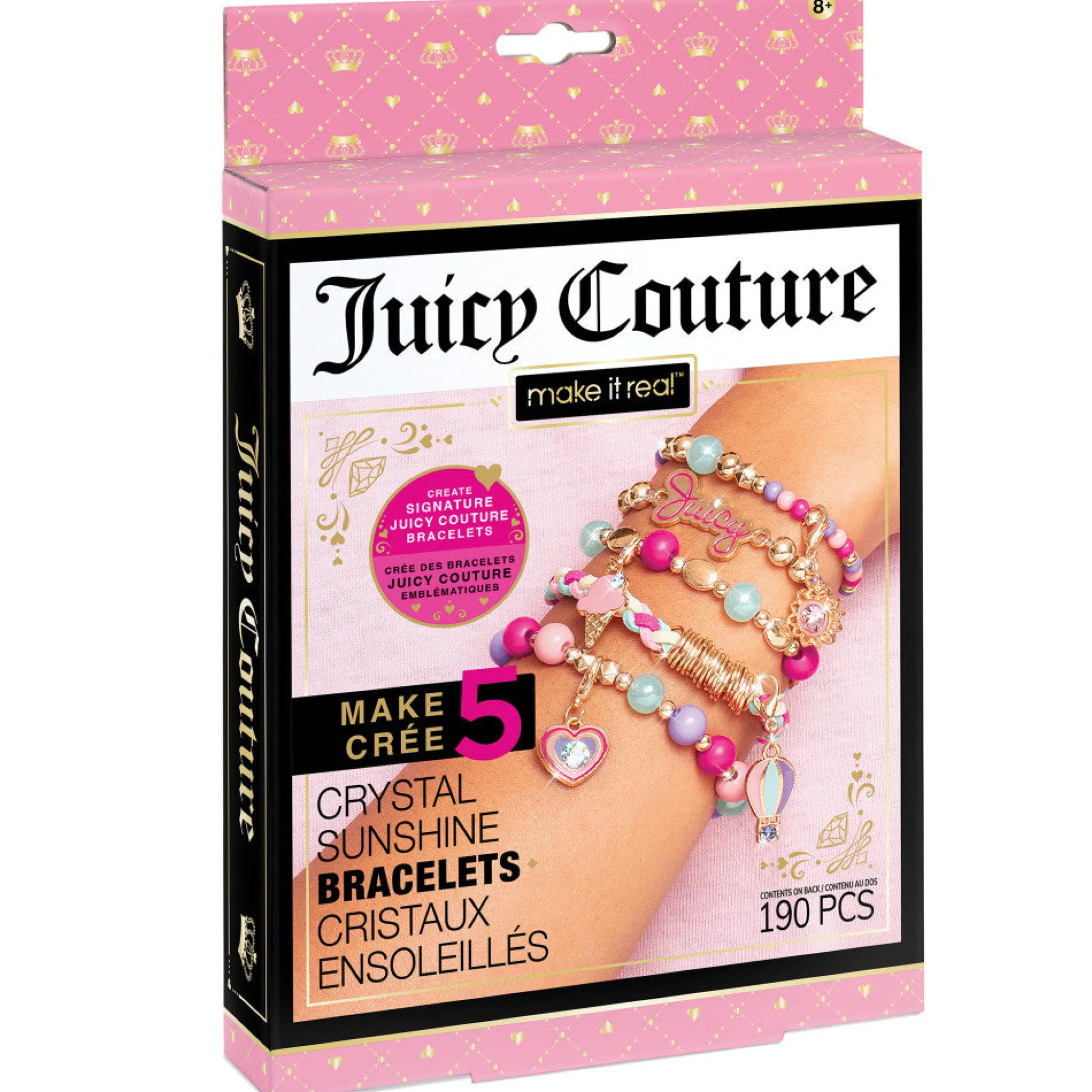 Flat River Group Juicy Couture Mini Crystal Sunshine DIY Bracelet Kit - Colorful Beads & Charms* Crafts & Activities