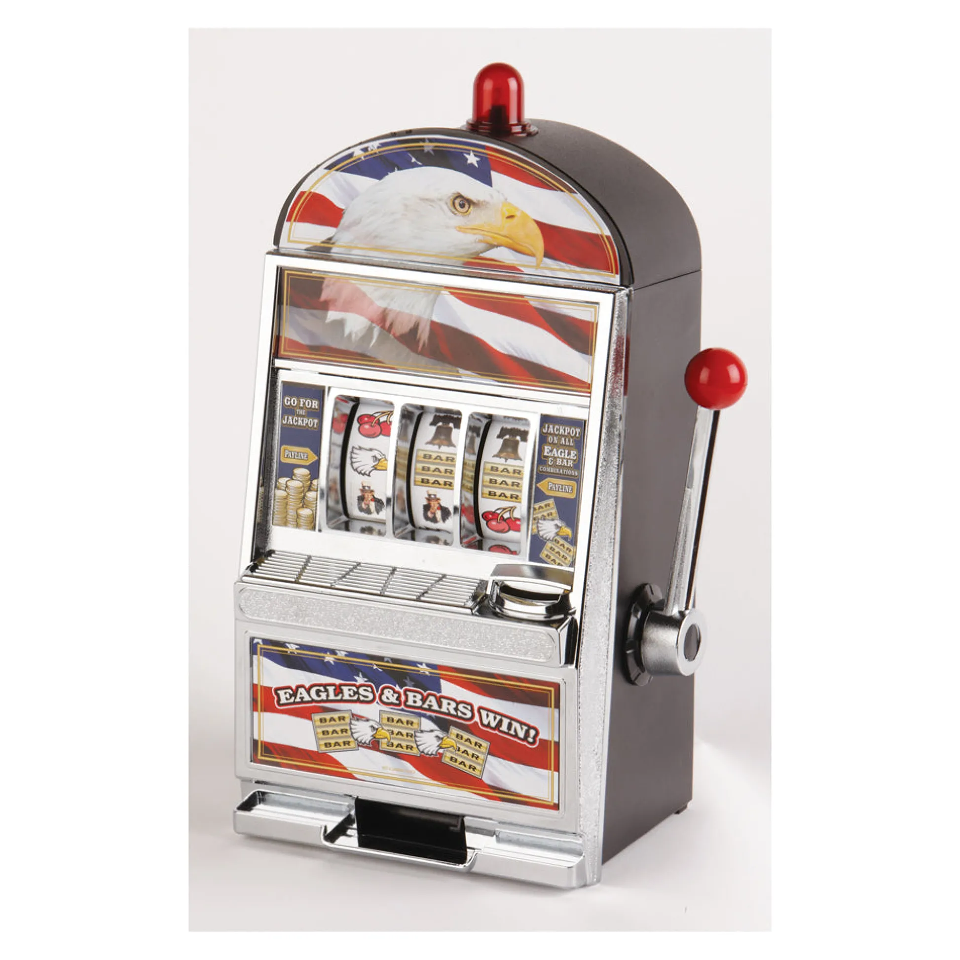AreYouGame Jumbo Slot Savings Bank with Flashing Lights and Casino Sounds* Electronics