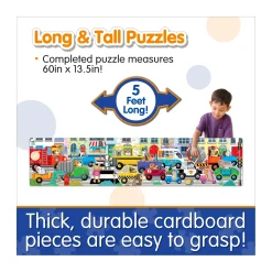 AreYouGame Jumbo Traffic Jam Floor Puzzle - 51 pc* Social & Emotional Skills|Puzzles