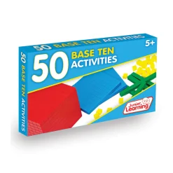 Flat River Group Junior Learning 50 Base Ten Activities Set - Educational Math Toy for Ages 4-6+* Math Toys|Math, Counting & Time