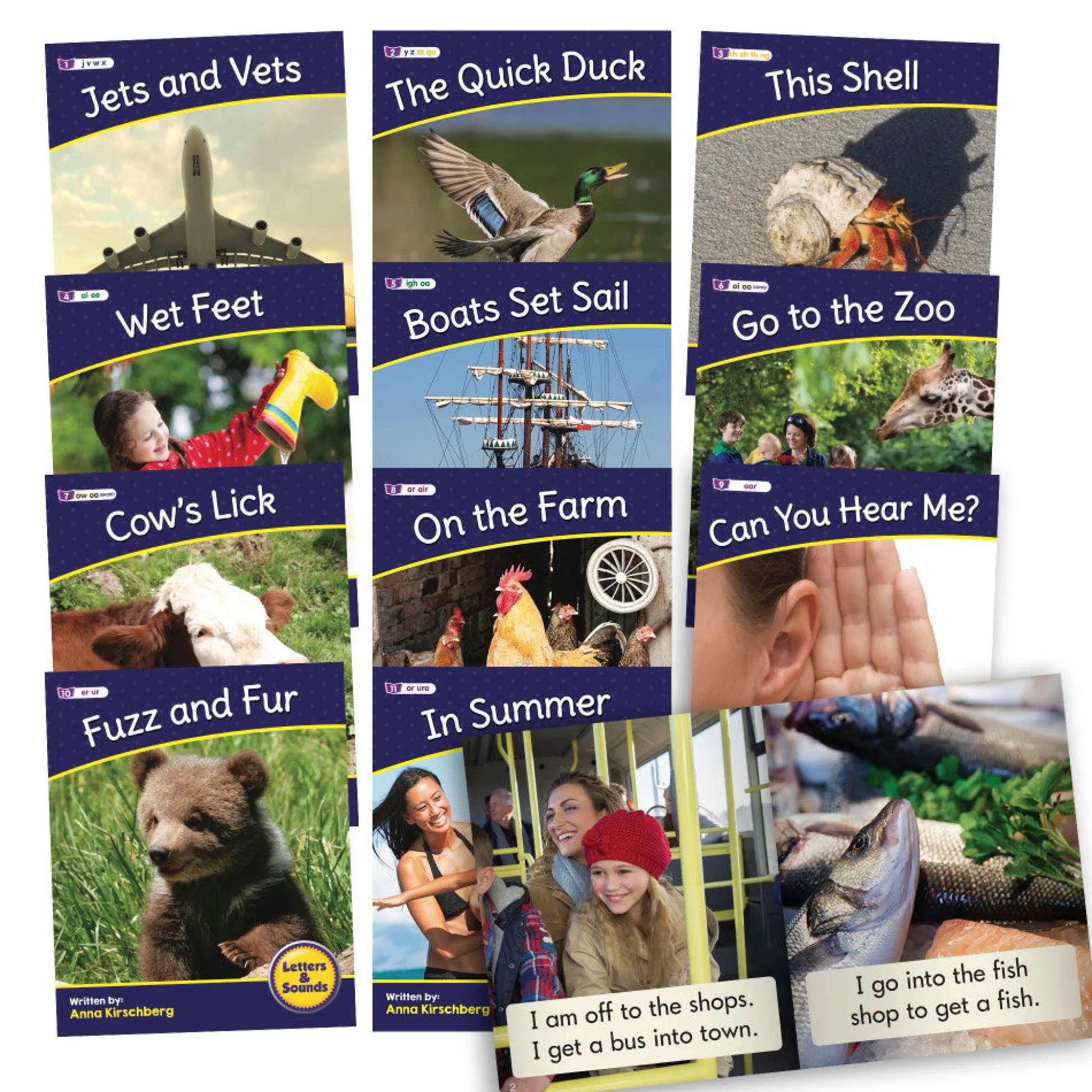 Flat River Group Junior Learning - Letters & Sounds Phase 3 Set 2 - Non-Fiction Educational Learning Set* Reading, Writing & Speech