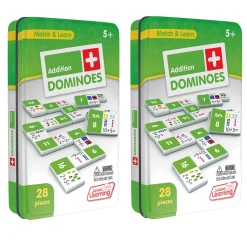 Educators Resource Junior Learning Addition Dominoes - Educational Math Game* Math Toys|Math, Counting & Time