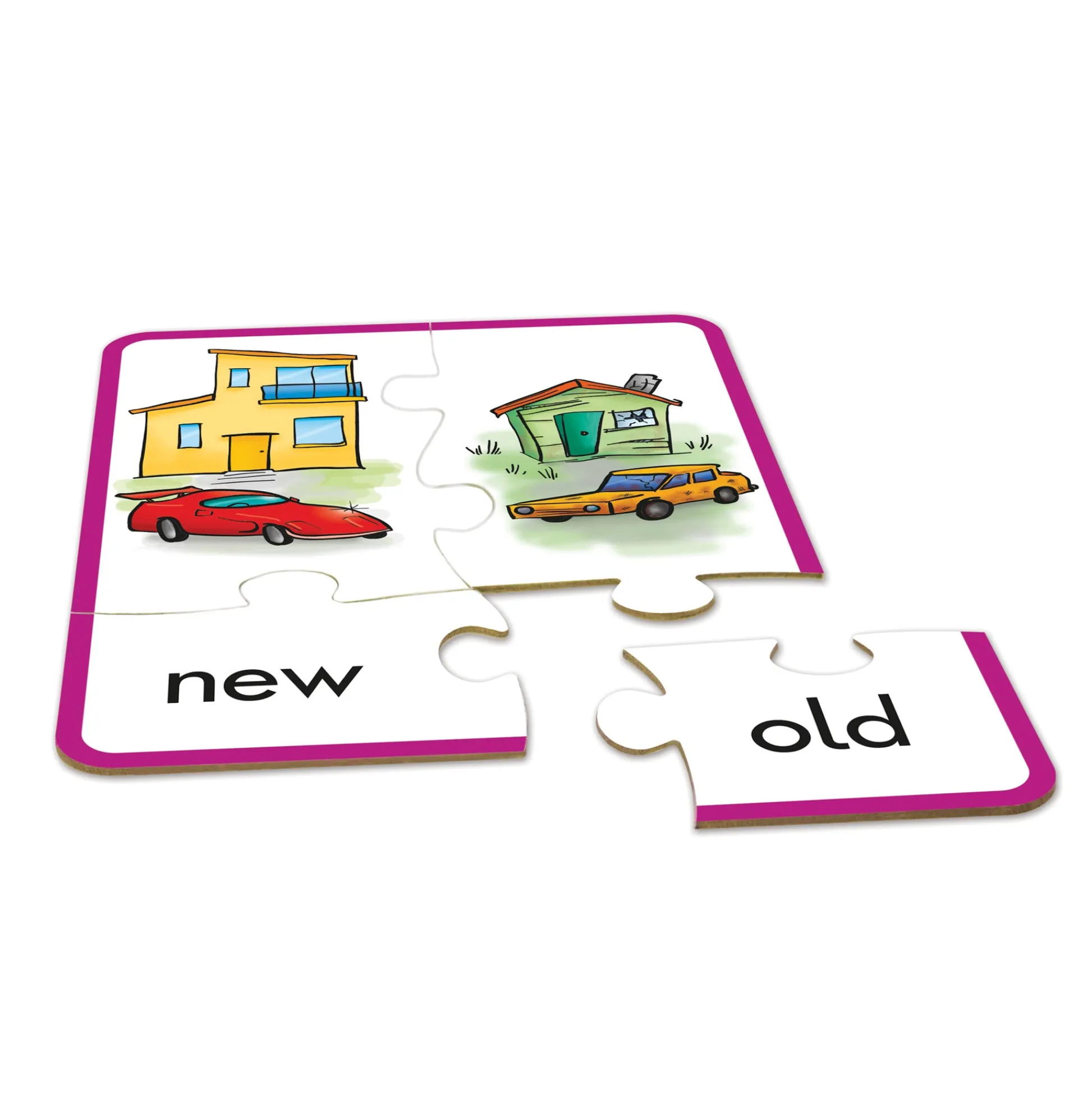 Educators Resource Junior Learning Antonym Puzzles - Multicolored - 3 Sets* Puzzles