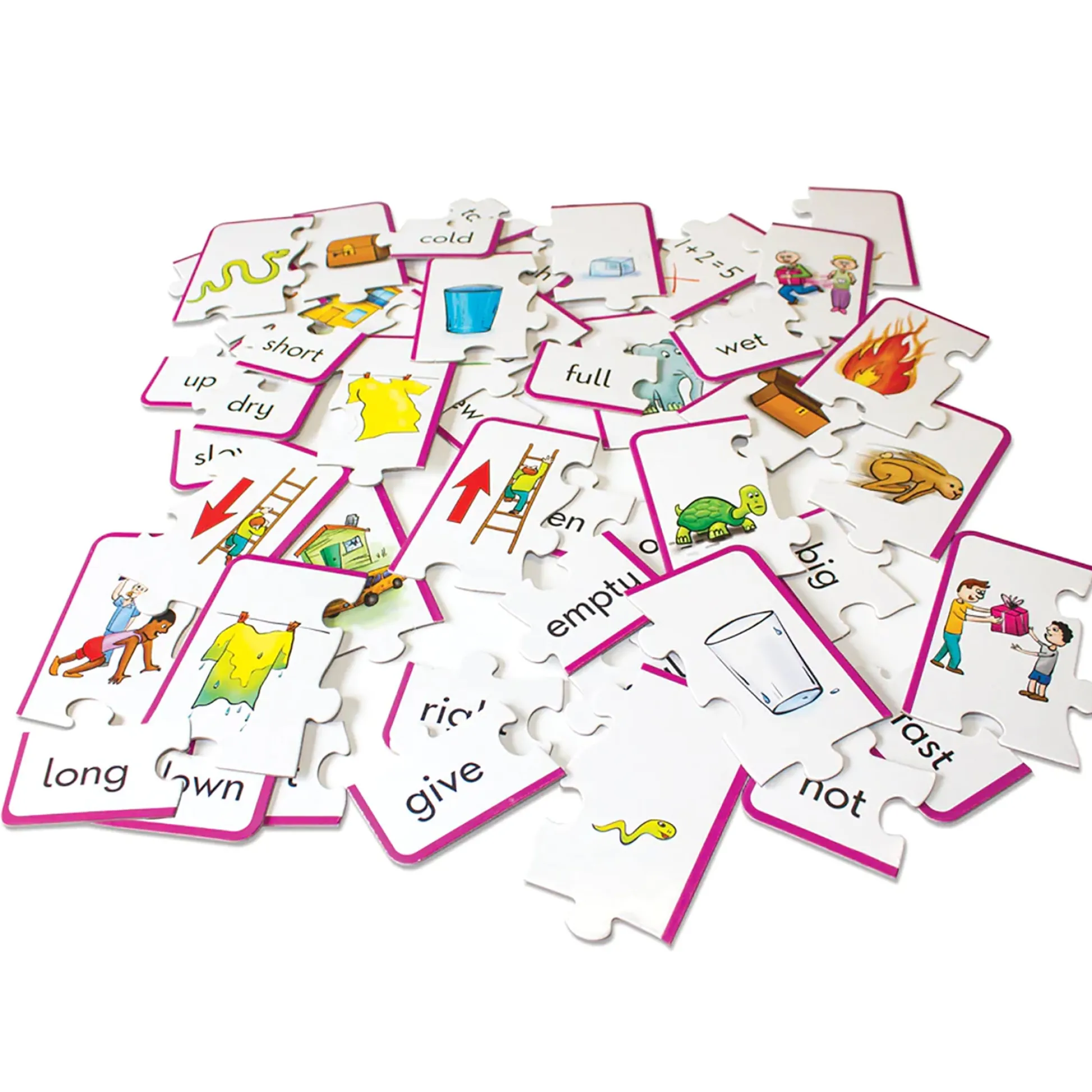 Educators Resource Junior Learning Antonym Puzzles - Multicolored - 3 Sets* Puzzles