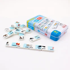 Educators Resource Junior Learning Compound Words Match & Learn Dominoes - Educational Toy - Set of 2* Dominoes & Tiles Games