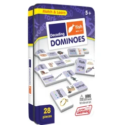 Educators Resource Junior Learning Decoding Match & Learn Dominoes - Double Pack* Dominoes & Tiles Games