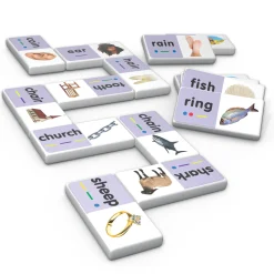 Educators Resource Junior Learning Decoding Match & Learn Dominoes - Double Pack* Dominoes & Tiles Games