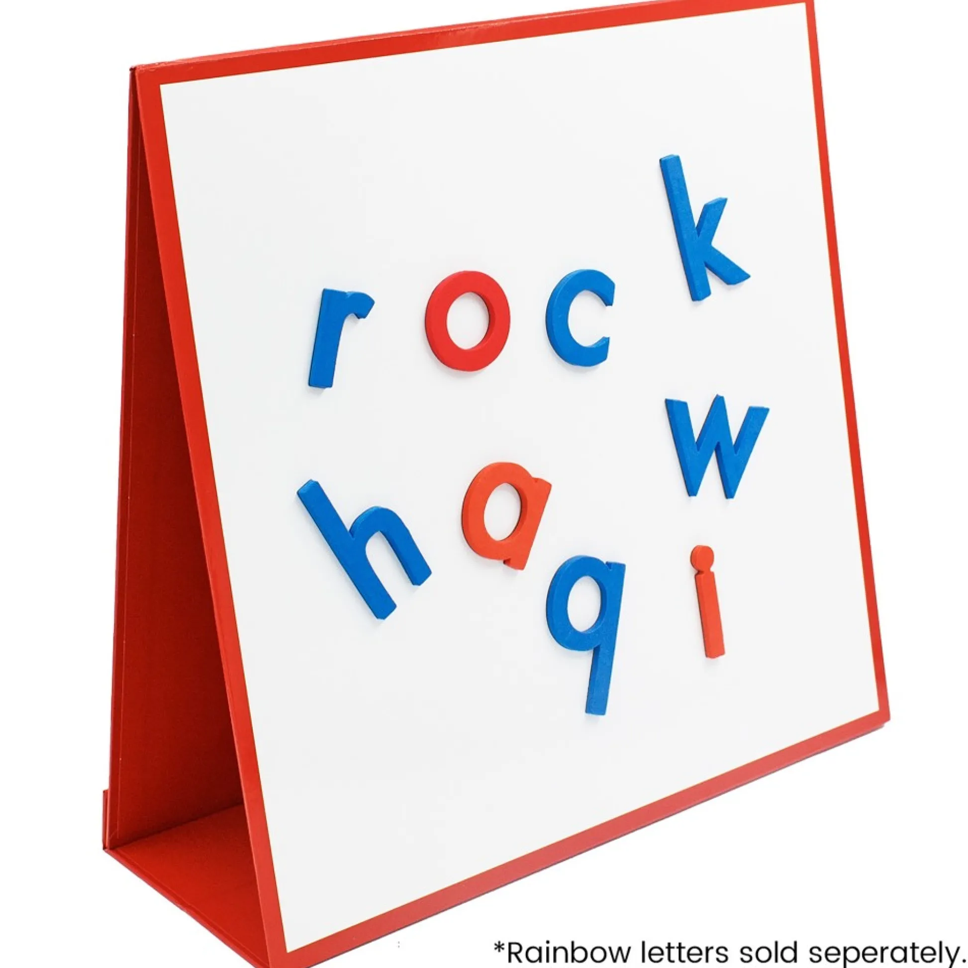 Flat River Group Junior Learning Double-Sided Tabletop Pocket Chart - Red & White* Preschool Education Toys & Activities
